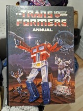 1986 Gen 1 Transformers Annual Hard Back  Pages Like New