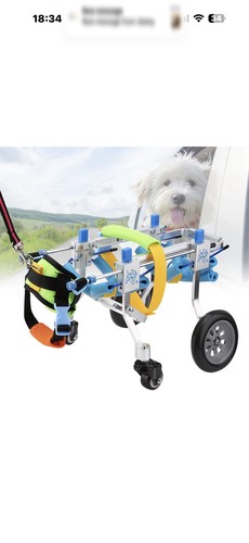 Xxs pet dog wheelchair - wheelchair, full