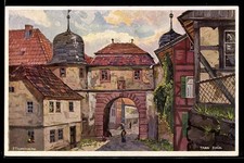 Artist postcard Tann/Rhön