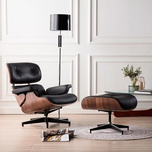Walnut eames lounge chair and - walnut,