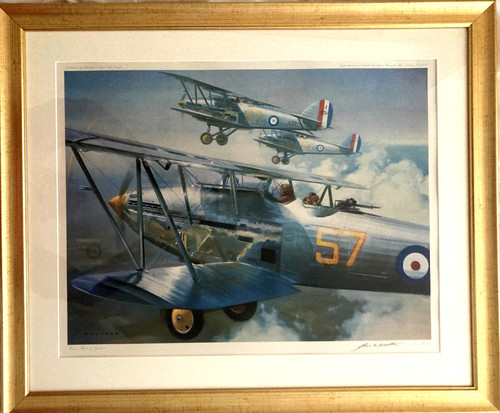 Frank wootton aviation art - -,