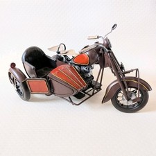 Metal Motorcycle Art Sculpture