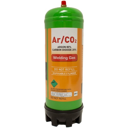 Argon co2 220ltr gas bottle - argon/co2,