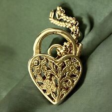 Vintage Heart Padlock for
