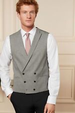 Grey Double Breasted Waistcoat