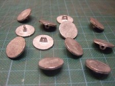 Pewter buttons 18mm flat with