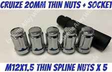 Alloy Wheel Nuts Spline 20mm