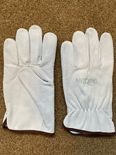 Work Safety DIY Goatskin Leather Gloves Size Medium