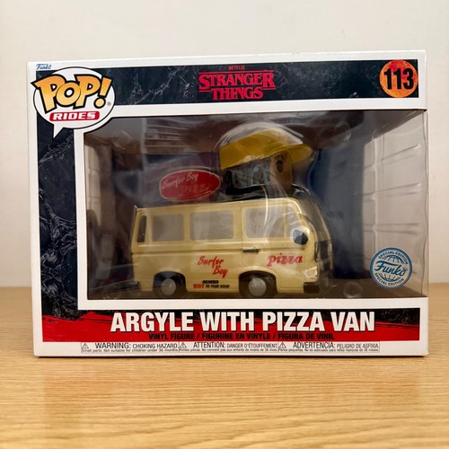 Argyle with pizza van - with, funko