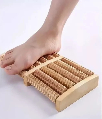 Roller wooden foot - 10, massager