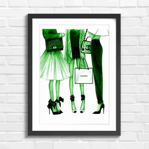 Chanel fashion illustration - fashion,