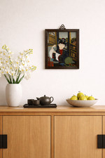 Vintage Chinese Reverse Glass