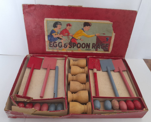 Antique 1930 egg spoon - 1930's,