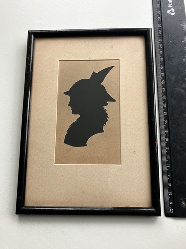 Antique miniature silhouette