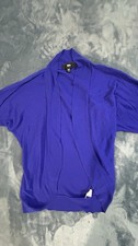Ladies XS MOSSIMO Short Sleeve Royal Blue Cardigan Sweater  (1100)