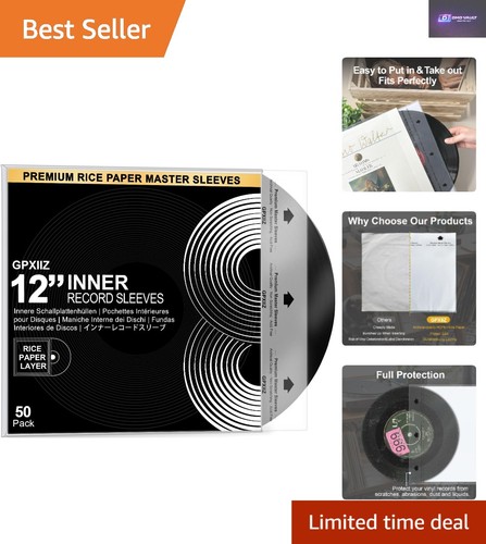 Archival grade inch - 12-inch, vinyl