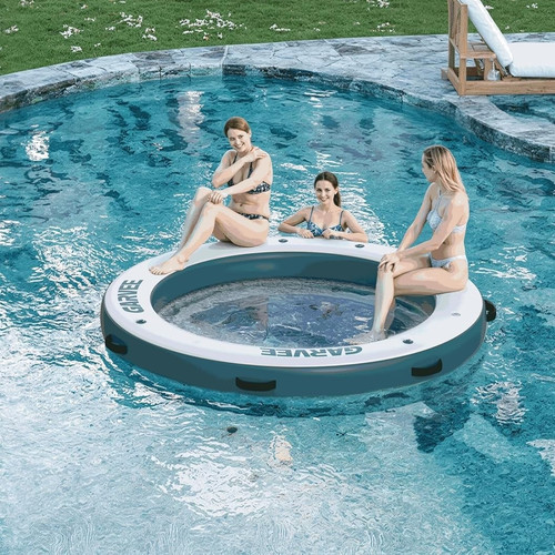 8x8ft round floating platform - floating,