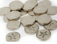 M2 Tokens for Sunbed Tanning Salon Meters,Gym lockers Etc Same Size as L2 Tokens