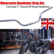 Motorcycle 1"  25mm Handlebar Drag Bar For Harley Davidson Sportster 883 1200 UK