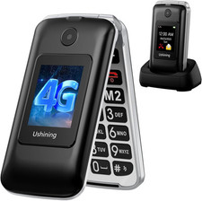 4G Senior Mobile Phone Simple for Elderly, Basic Cell Phone with Large Buttons,