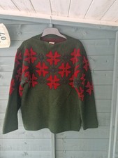 Vintage Janus Of Norway Wool Pattern Jumper Fairisle Nordic Inspired