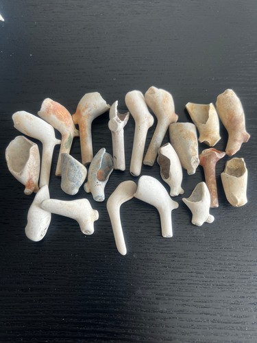Antique decorated clay - antique,