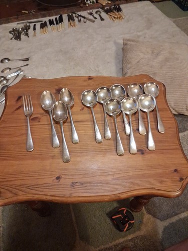 Job lot vintage - silver, plate