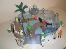 Playmobil Zoo Aquarium, Performing Seals, spotless, + extra figure.