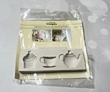 Katy Sue Silicone Mould -Teapot/ TeaCup & Cupcake-Afternoon Tea  decorating tool