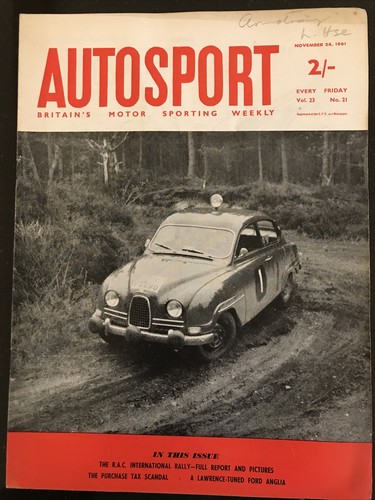 Autosport november 1961 - november,