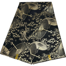 African Fabric Umbrella Print