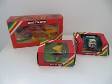 Vintage Britains Farm. Front loader 9574. Crop Sprayer 9548. Vari Spreader  9538