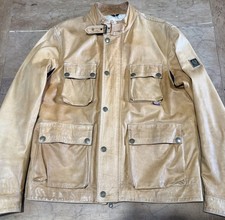Belstaff leather jacket brad - jacket,