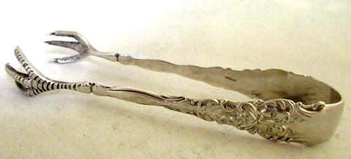 Solid silver small sugar - ,