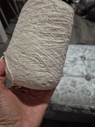 Yarn plastic cone cream - yarn, /