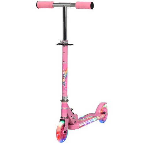 Homcom kids scooter wheels - kids, 2