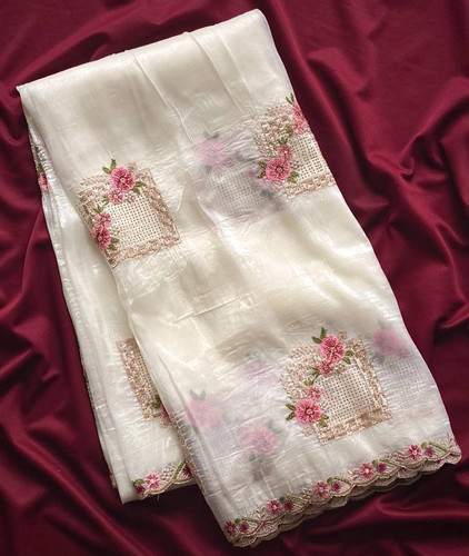 New crush silk saree - crush,