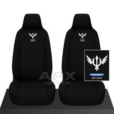 FOR HONDA CRV CR-V - DURABLE HEAVY DUTY WATERPROOF BLACK CAR SEAT COVERS PAIR