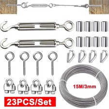 15m Wire Rope Kit Stainless