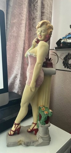Large vintage art deco pin - pin, up