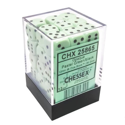 Chessex opaque pastel - pastel, 12mm