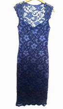 AMY CHILDS Ladies LACE Dress in BLUE size 10