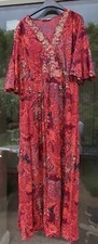 Tu Maxi Dress Wrap Red UK 18 Midaxi Floral Sainsburys