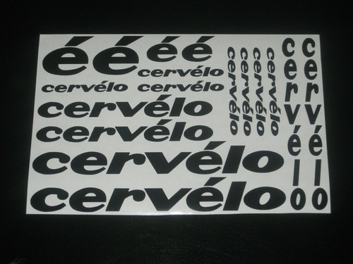 Cervelo cycling decals - cycling,