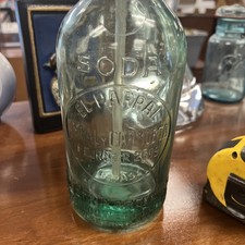 Antique  Blue Etched and