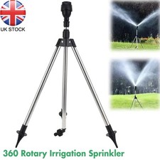 Rotating Tripod Sprinkler, 360 Degree Automatic Rotating Irrigation Watering