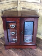 ANTIQUE MAHOGANY SMOKERS