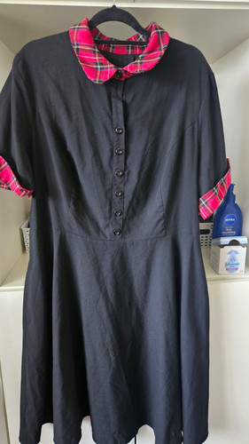 Hell bunny black red - black,