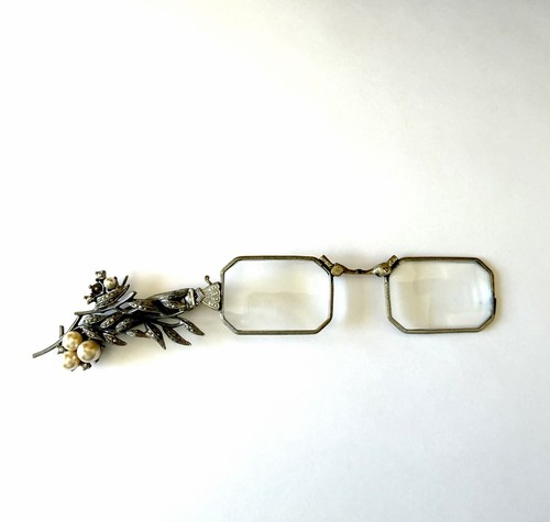 Art deco style lorgnette - art,