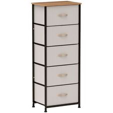 5 Drawer Fabric Drawer Tall